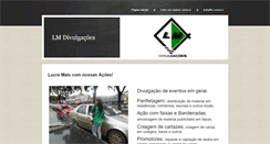 Desktop Screenshot of lmdivulgacao.com